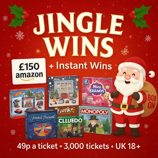 Jingle Wins – £150 Amazon Voucher + Fun instants