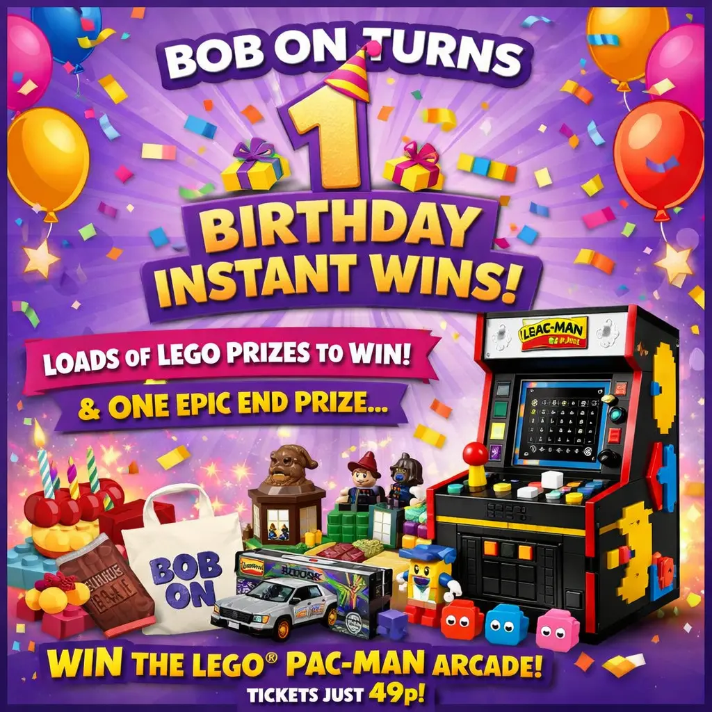 Bob On Turns ONE! – Birthday Instant Wins