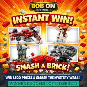 Bob On Brick Smash! Win LEGO & Knock Down the Mystery Wall