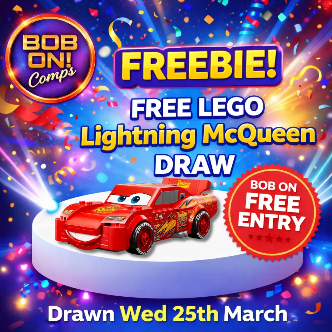 Bob On Freebie – Win a LEGO Lightning McQueen Set