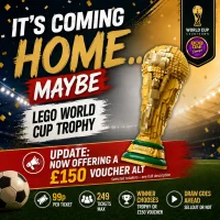 It’s Coming Home… Maybe | LEGO World Cup Trophy