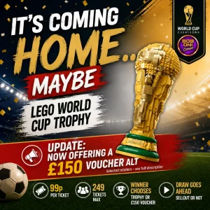 It’s Coming Home… Maybe | LEGO World Cup Trophy