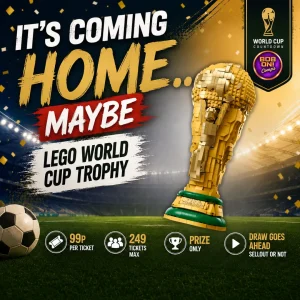 It’s Coming Home… Maybe | LEGO World Cup Trophy
