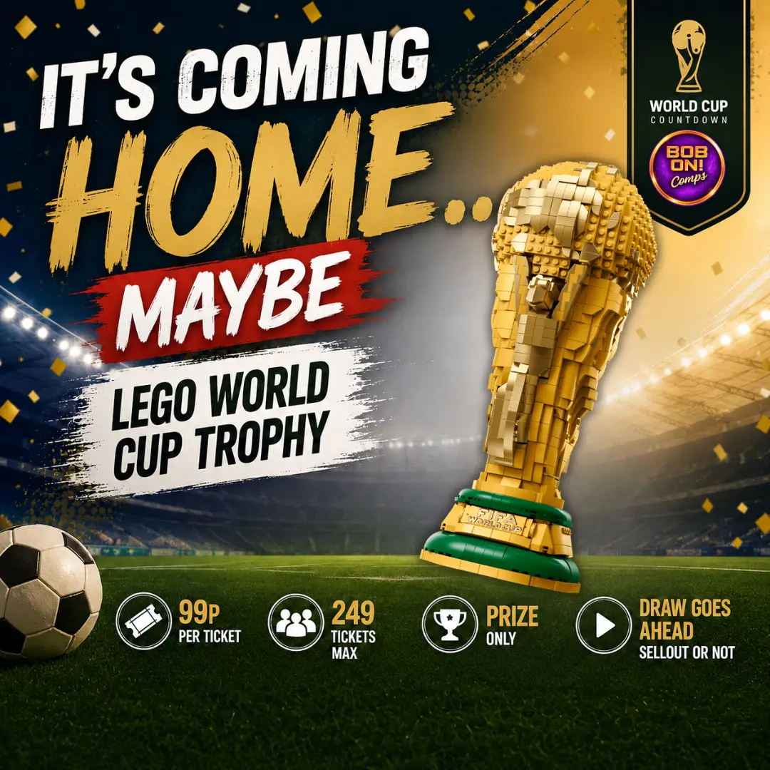 It’s Coming Home… Maybe | LEGO World Cup Trophy