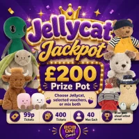 Jellycat Jackpot | £200 Prize Pot