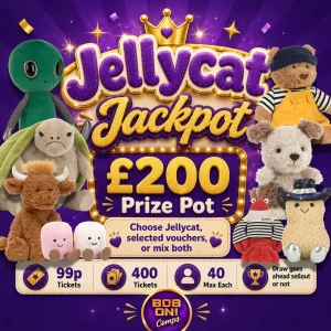 Jellycat Jackpot | £200 Prize Pot
