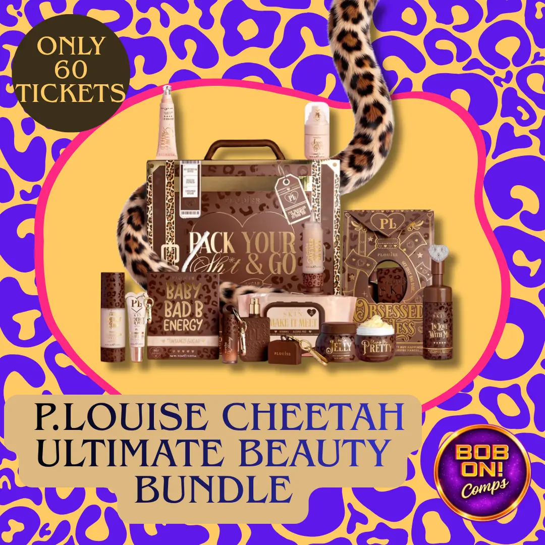 🐆 Win a P.Louise Cheetah Ultimate Beauty Bundle | Only 60 Tickets