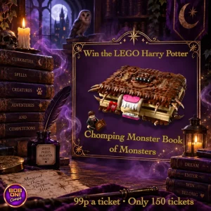 🧌 Win the LEGO Harry Potter Chomping Monster Book of Monsters | Only 150 Tickets