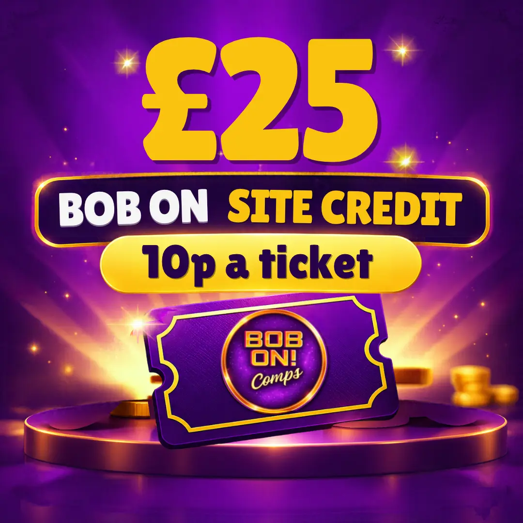 💜 £25 Bob On Site Credit | 10p a Ticket