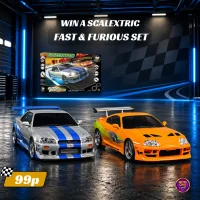 🏁 WIN THE FAST & FURIOUS SCALEXTRIC SET | 99p a Ticket