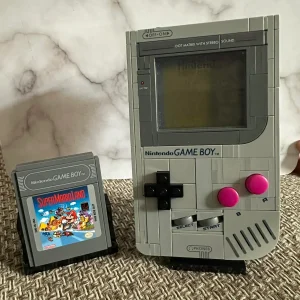 Debbie won the LEGO Game Boy — nostalgia levels unlocked